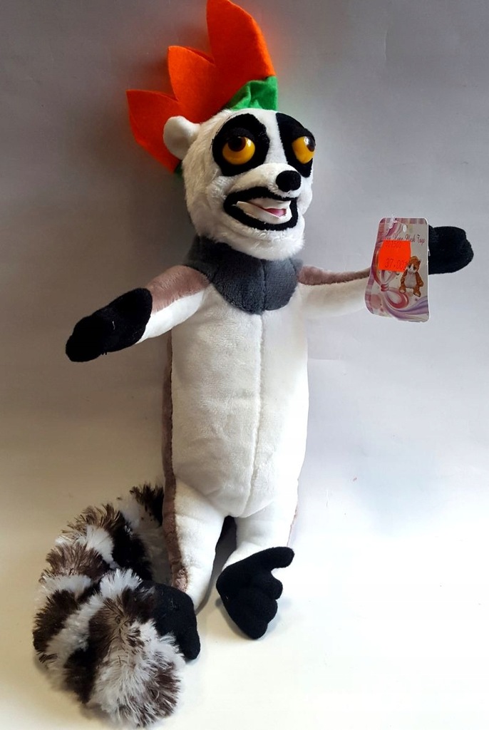 PINGWINY Z MADAGASKARU KRÓL JULIAN 50 CM MÓWI !!