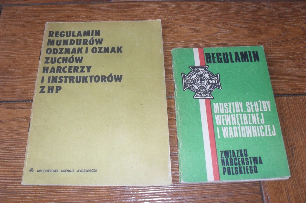 ZHP HARCERZE REGULAMIN MUSZTRA ODZNAKI MUNDURY PRL