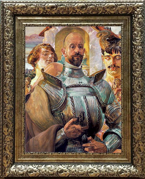 OBRAZ POLSKI HEKTOR J. MALCZEWSKI 90X75 KOPIA