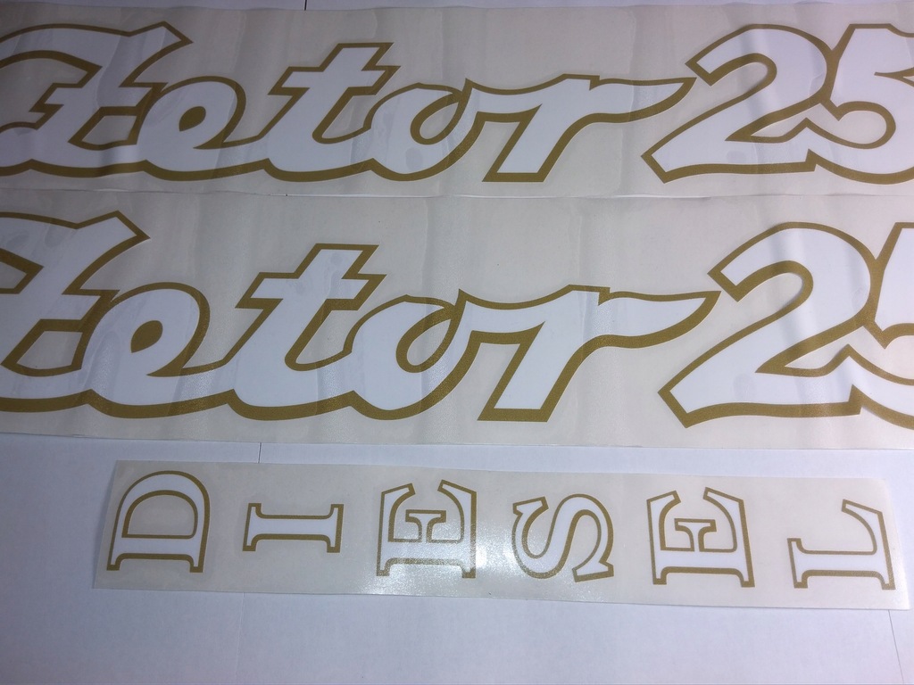KOMPLET NAKLEJEK ZETOR K-25 25 25A