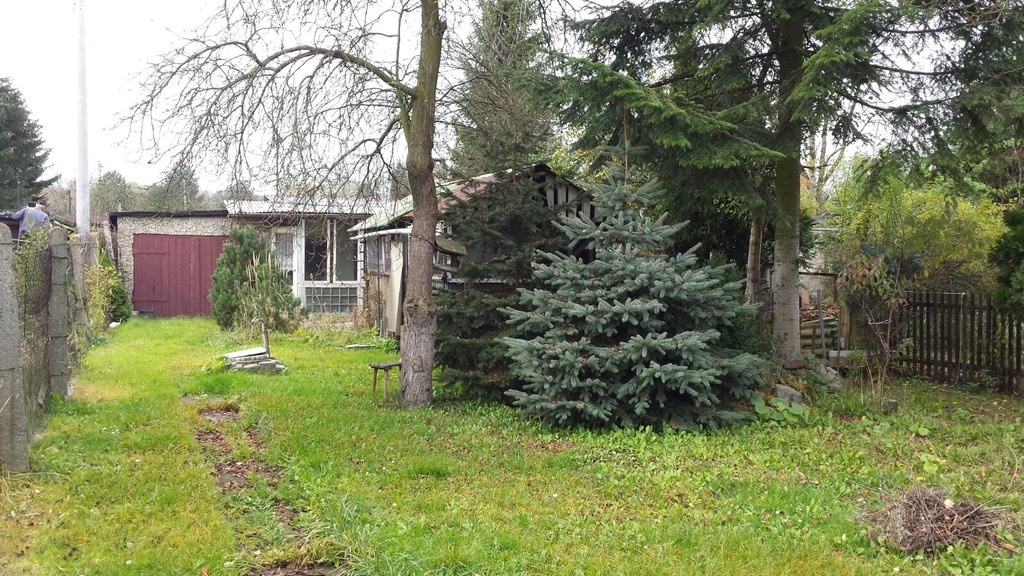 OGRÓDEK DZIAŁKOWY  W KATOWICACH  KOŁO LOTNISKA