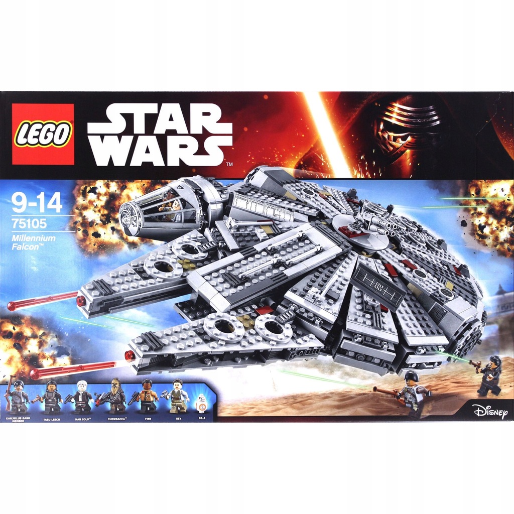LEGO STAR WARS MILLENNIUM FALCON 75105 SEBALEKS
