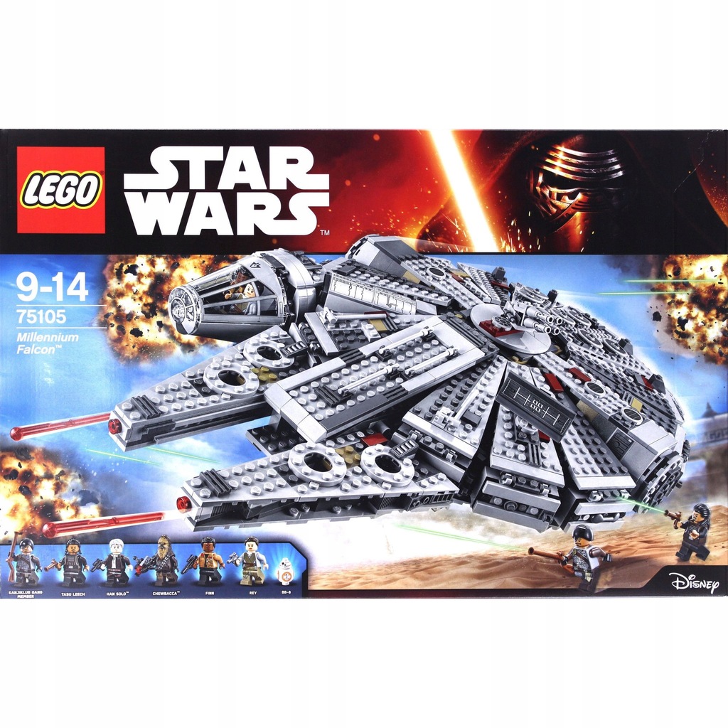 LEGO STAR WARS MILLENNIUM FALCON 75105 SEBALEKS ...