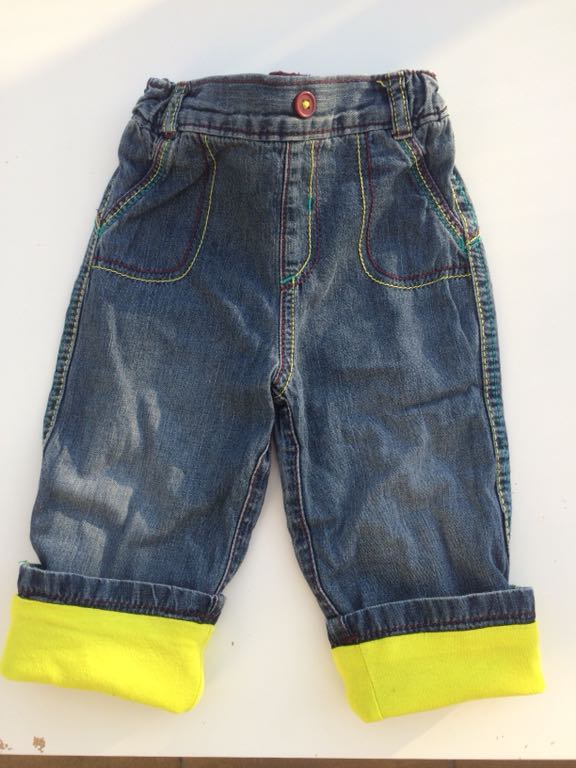 Spodnie dżinsowe r. 80-86