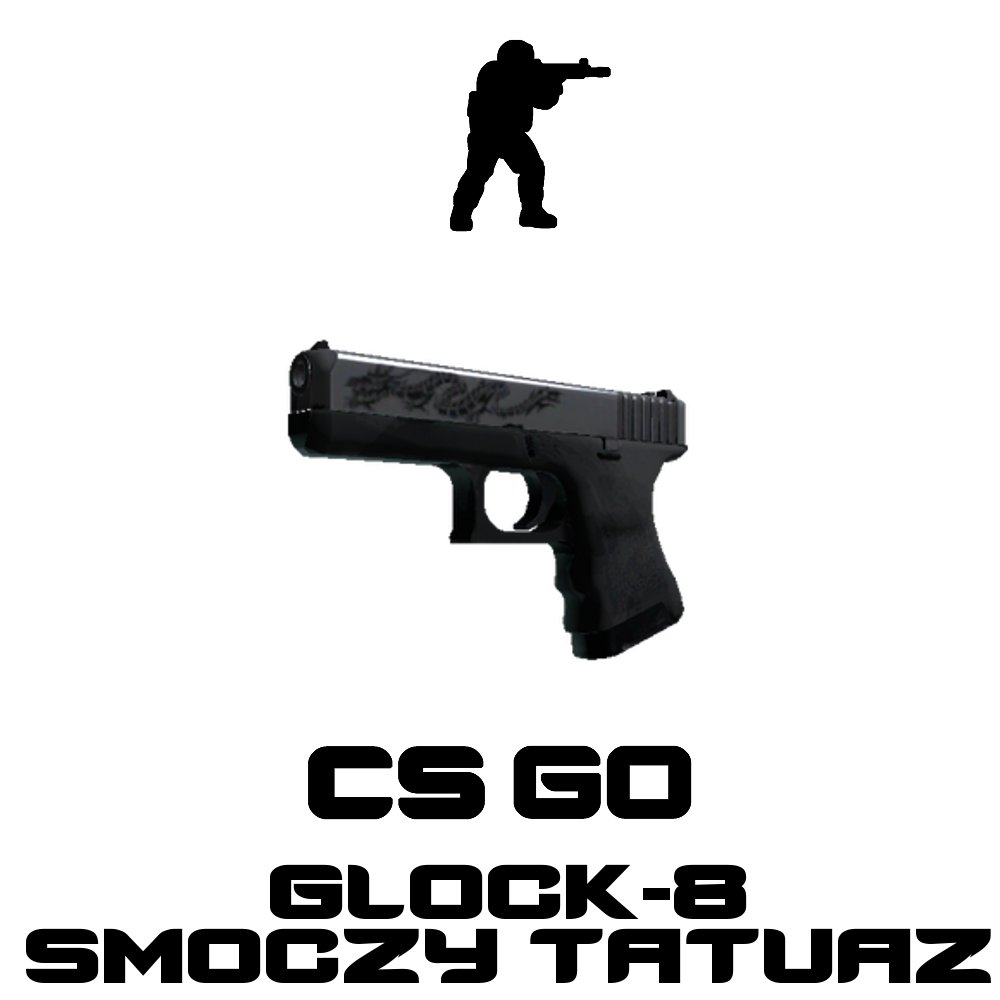 CS:GO GLOCK-18 SMOCZY TATUAŻ FN 5/5 PSC SMS FIRMA
