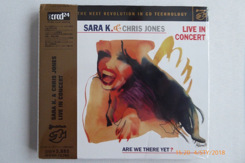 SARA K. & CHRIS JONES - LIVE - STOCKFISCH XRCD