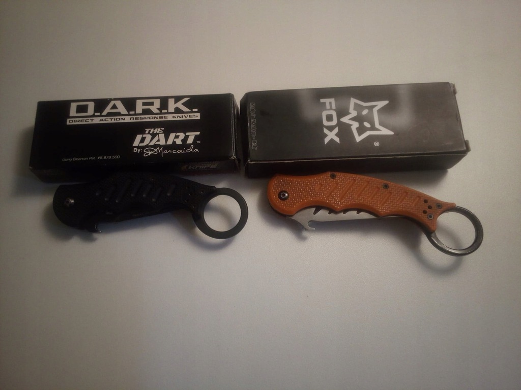 Nóż Fox Cutlery FKMD Dart Knife FX-597+ Trainer