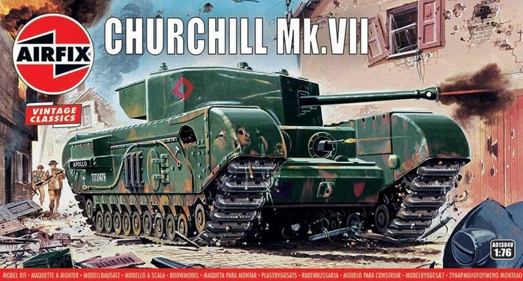 Купить Churchill Mk.VII — винтажная классика, Airfix 01304v: отзывы, фото, характеристики в интерне-магазине Aredi.ru