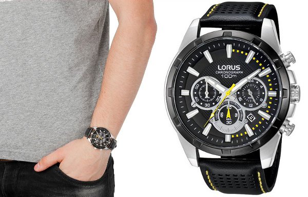 WROCŁAW męski zegarek Lorus RT309BX9 CHRONO SPORT