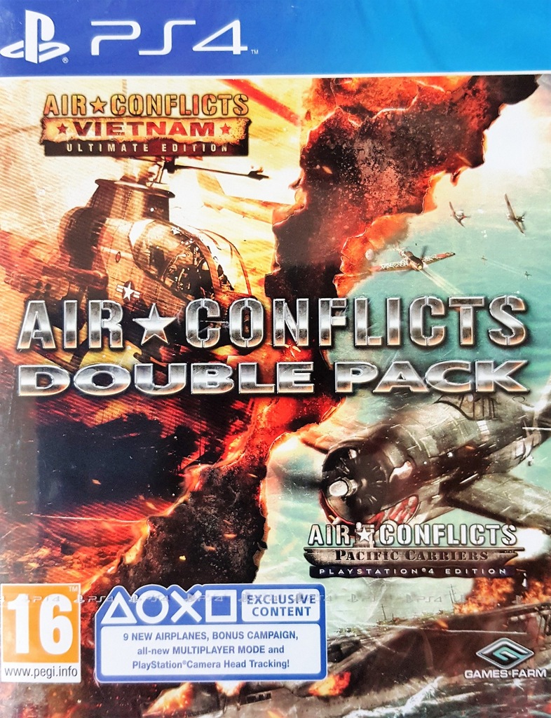 AIR CONFLICTS DOUBLE PACK PS4 NOWA MULTIGAMES