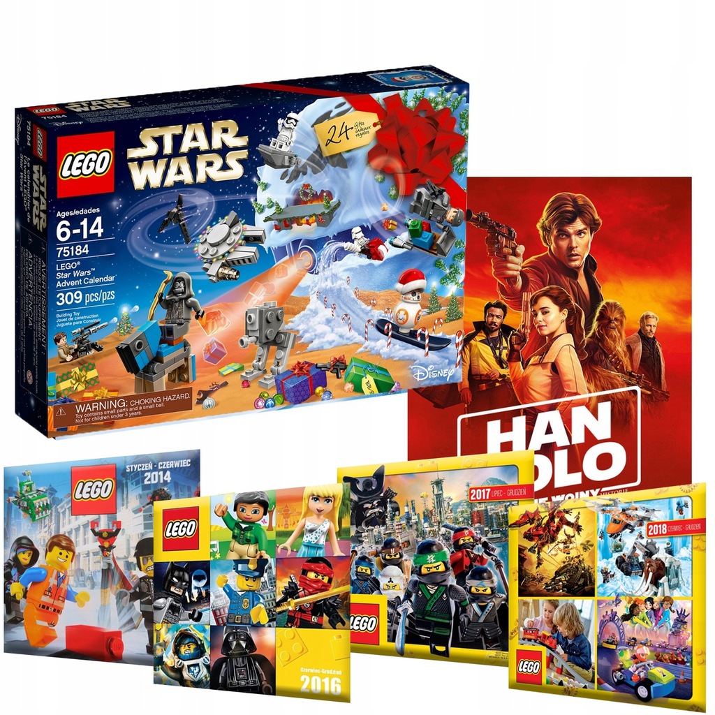 LEGO STAR WARS 75184 KALENDARZ ADWENTOWY + 2 KATAL - 7192555949 ...