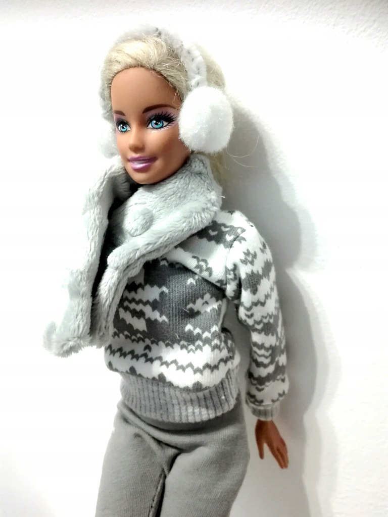ubranka dla Barbie SUPER ZESTAW NA ZIMĘ!