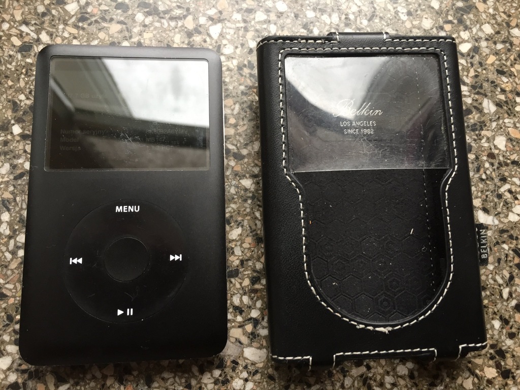 IPOD Classic 6G USA  SD MOD 128 GB+ etui Belkin!!!