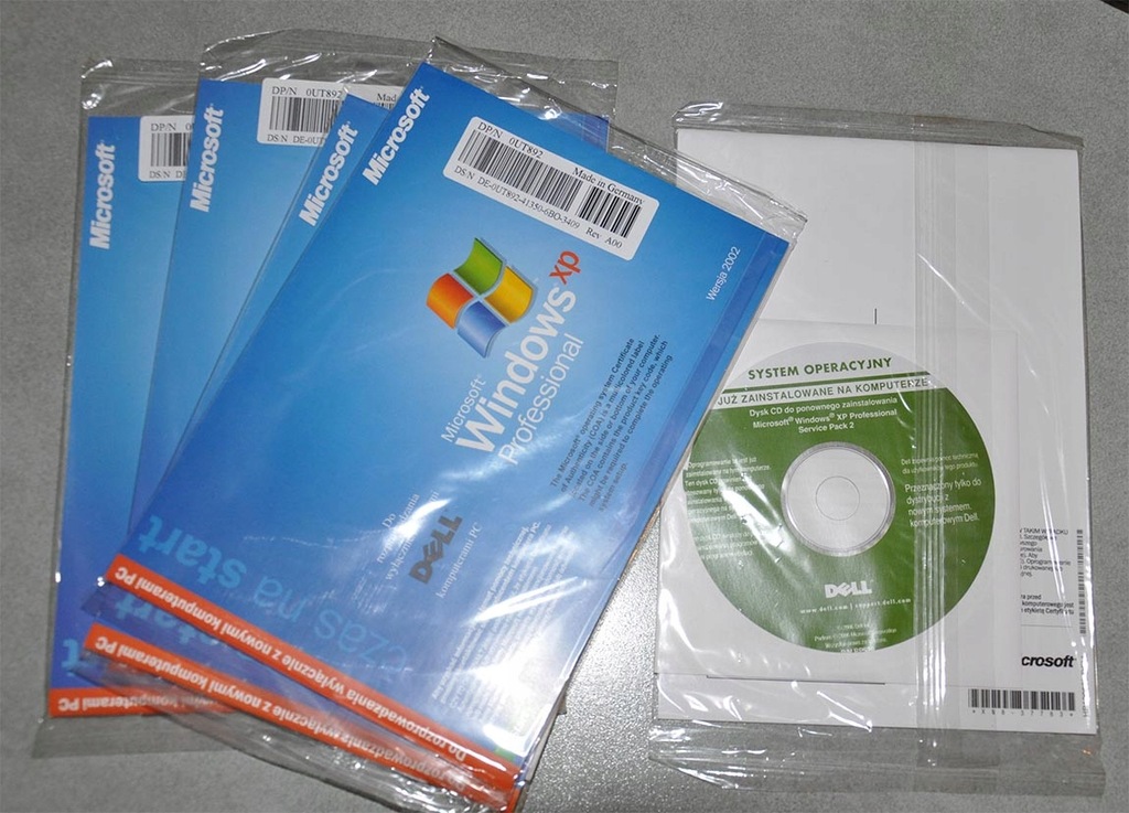 Windows XP Professional SP2 PL CD + książeczka