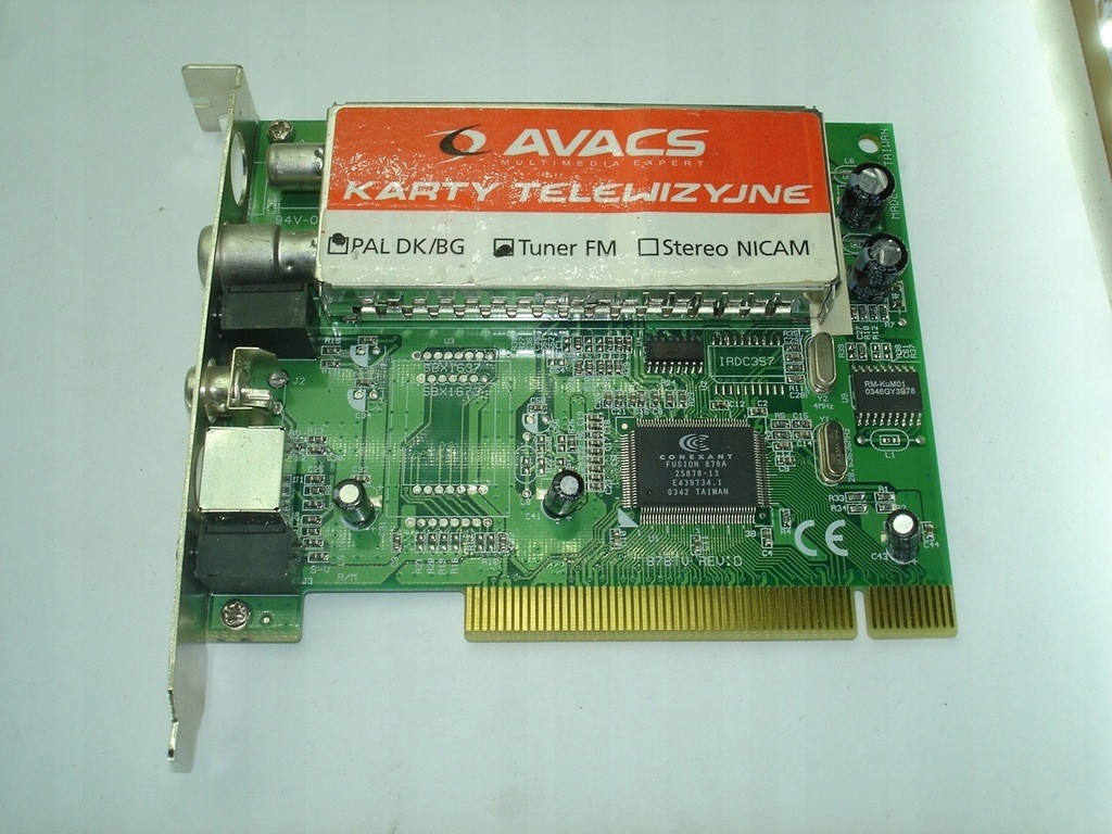 KARTA TELEWIZYJNA PCI AVACS CONEXANT FUSION 878A