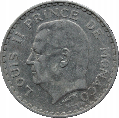 5 franków 1945 Monako st.III