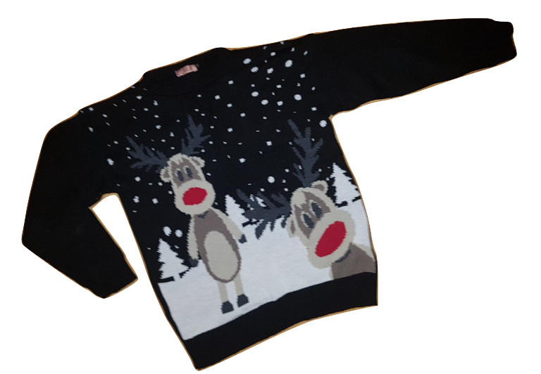 #K_FASHION - świąteczny sweter - ROZM.L