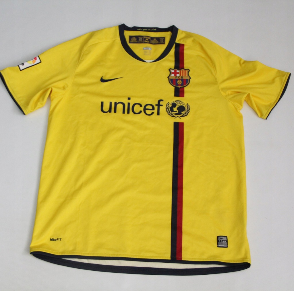 Nike Barcelona Laliga Beko FCB Dry-Fit Soccer Unicef Shirt Size Small