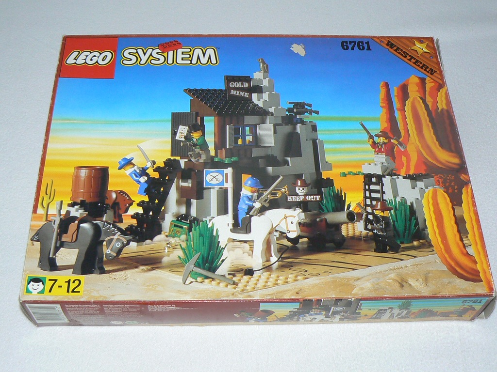Zestaw LEGO Western 6761 instrukcja pudełko (M 33)