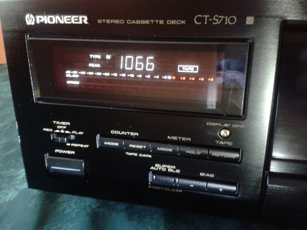 PIONEER CT-S710 magnetofon, extra wygląd, HX Pro !