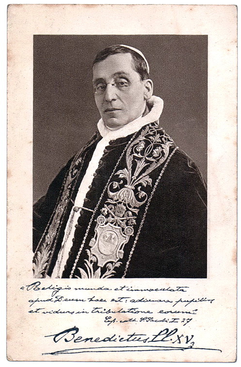 Papież BENEDYKT XV ____ Rodatycze / LWÓW ==== 1917