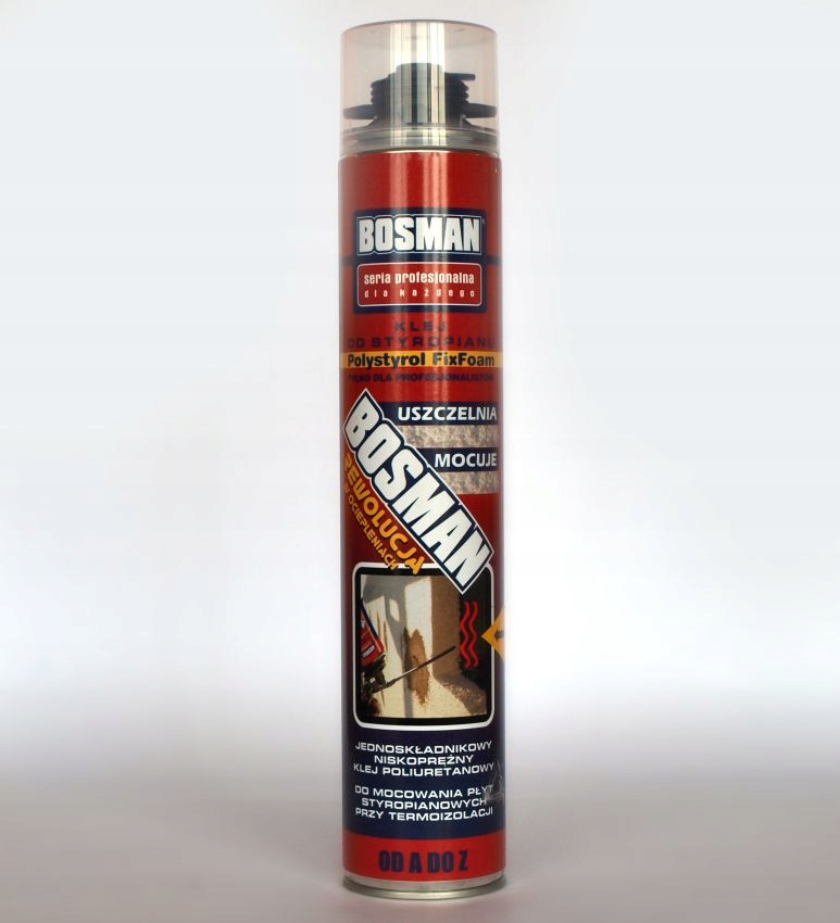 BOSMAN Klej do styropianu w piance EPS XPS 750ml