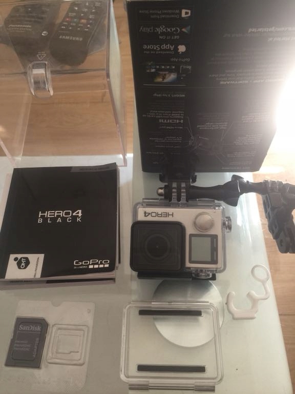 GoPro HERO 4 BLACK , karta 32 GB Caly zestaw. Wroc