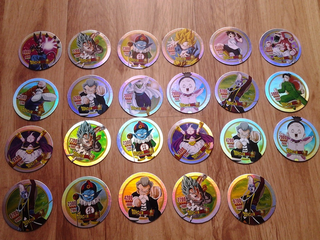 Zagraniczne Dragon Ball TAZO - żetony