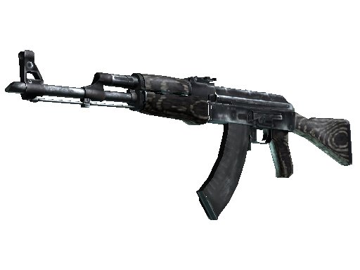 CS:GO SKIN AK-47 Black Laminate (Battle-Scarred)