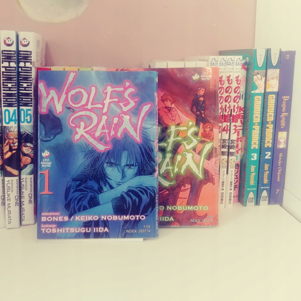 wolfs rain manga anime 1-2 tom komiks japoński