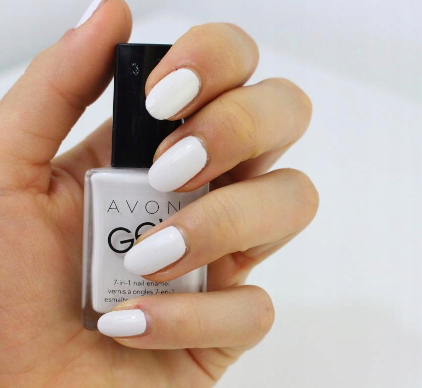 Lakier do paznokci żelowy 3w1 ICEBERG WHITE Avon