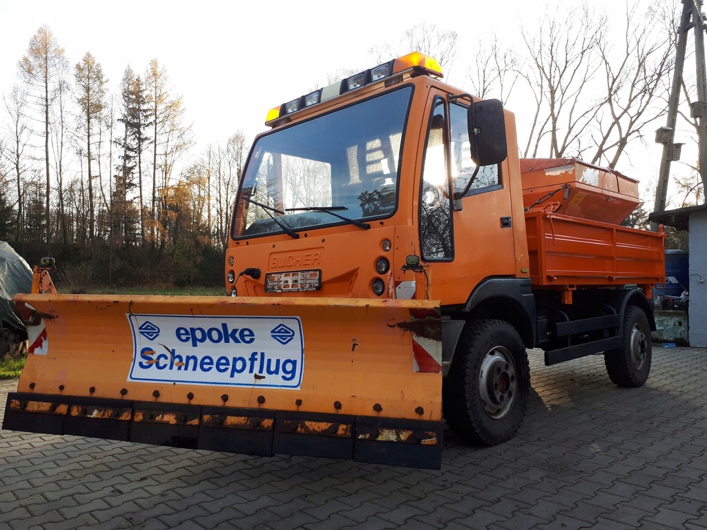 multicar bucher plugo piaskarka 4x4 2004r