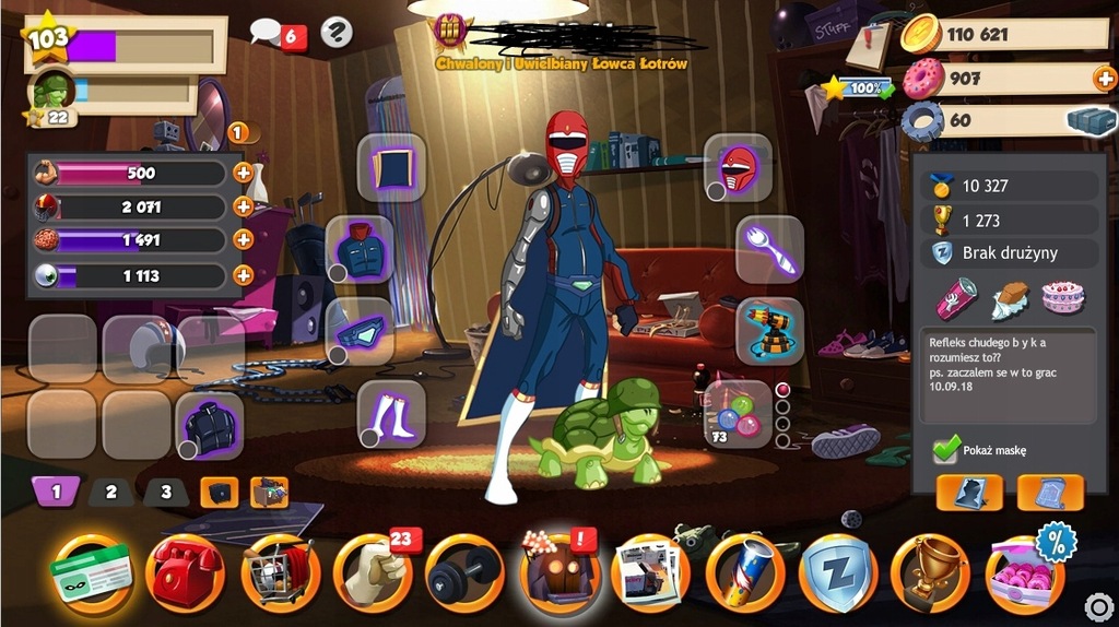 KONTO HERO ZERO 103 LVL! PL22! 900 OPONEK! OKAZJA
