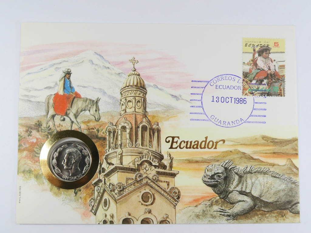 Koperta - EKWADOR - 1 Sucre 1985 - E432