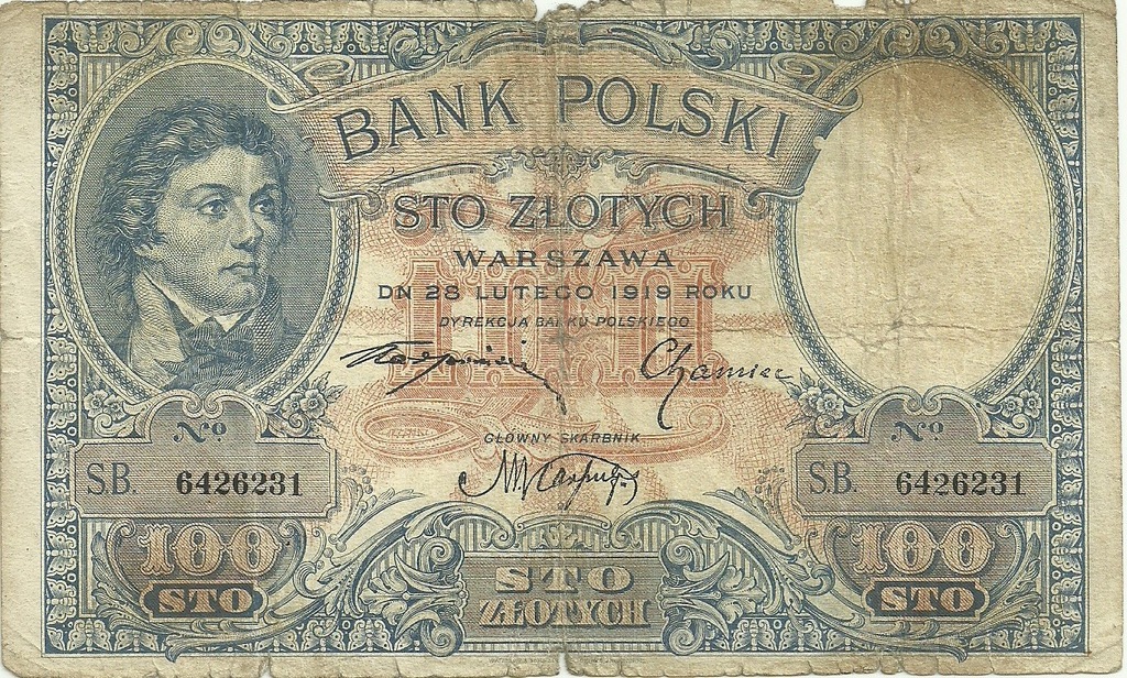 100 zł.-1919r.