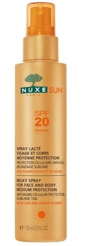 NUXE Sun Mleczny Spray 150 ml Opalanie SPF20 -5855