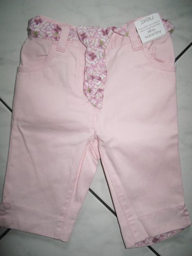 NEXT różowe spodnie dziewczęce jeans r.80