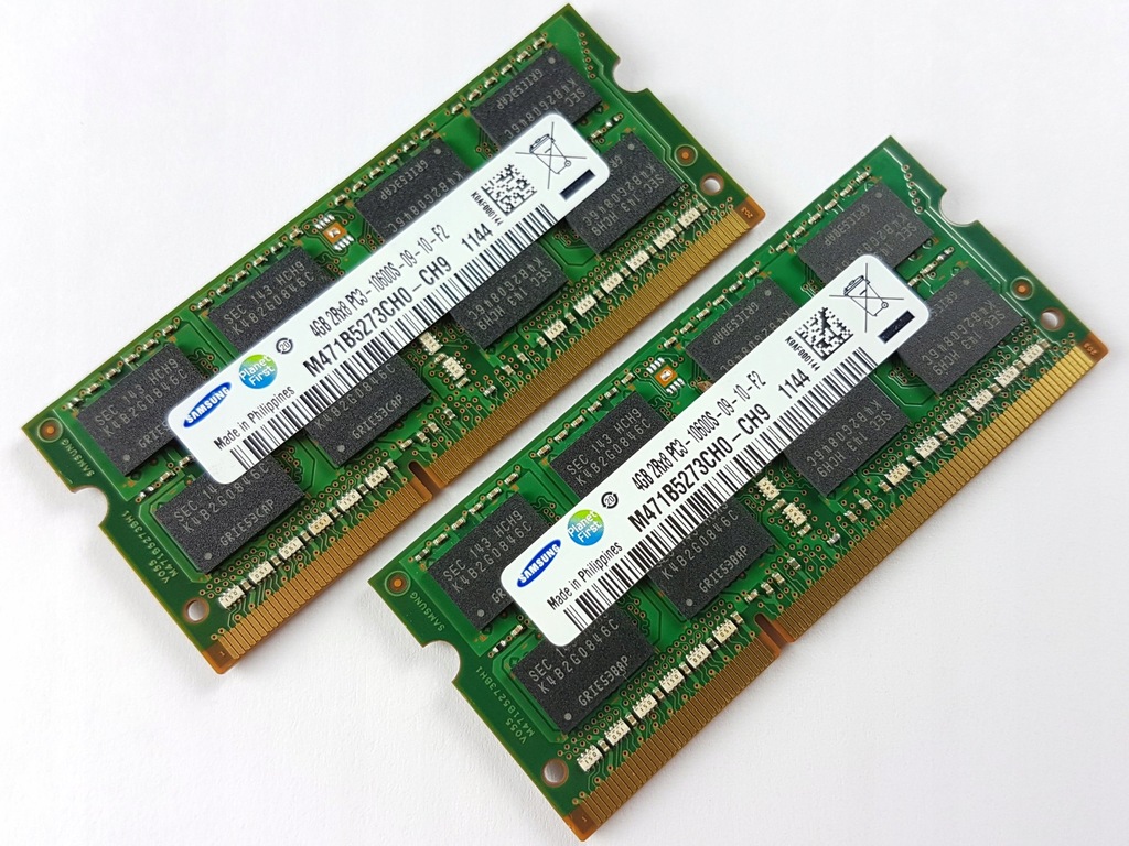 4GB DDR3 SAMSUNG 2Rx8 PC3-10600S-9-10-F2 1333 1066