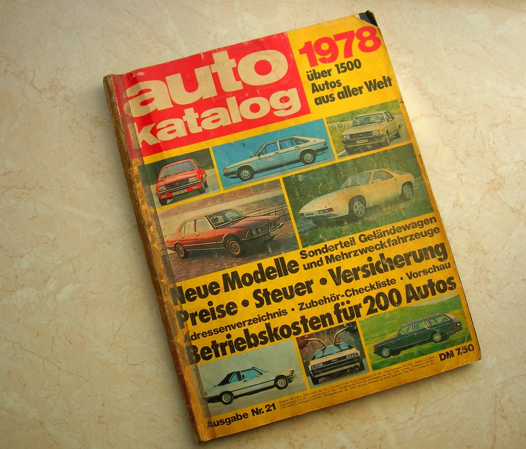 Auto-KATALOG 1978 wersja NIEMIECKA