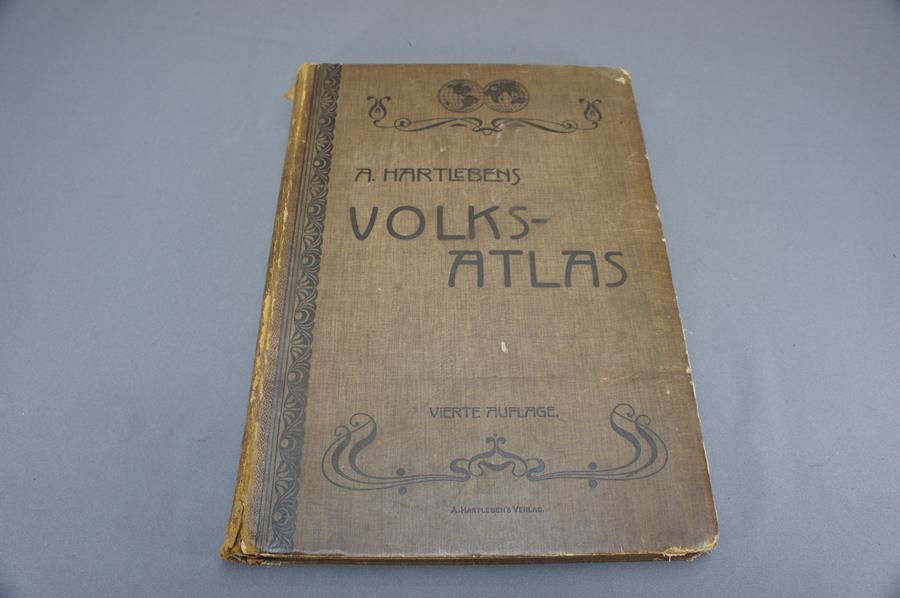  STARY ZABYTKOWY ATLAS  MAPY ŚWIATA 1900 r !!!!!