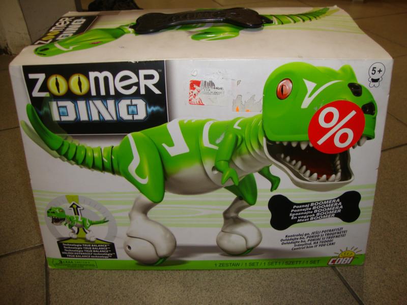 Zabawka interaktywna dinozaur DINO ZOOMER