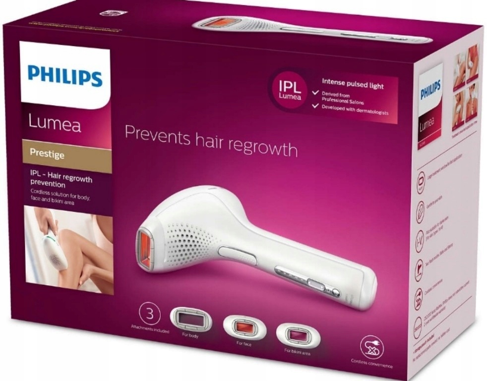 Philips Lumea Prestige. Depilator laserowy 7695426211 oficjalne