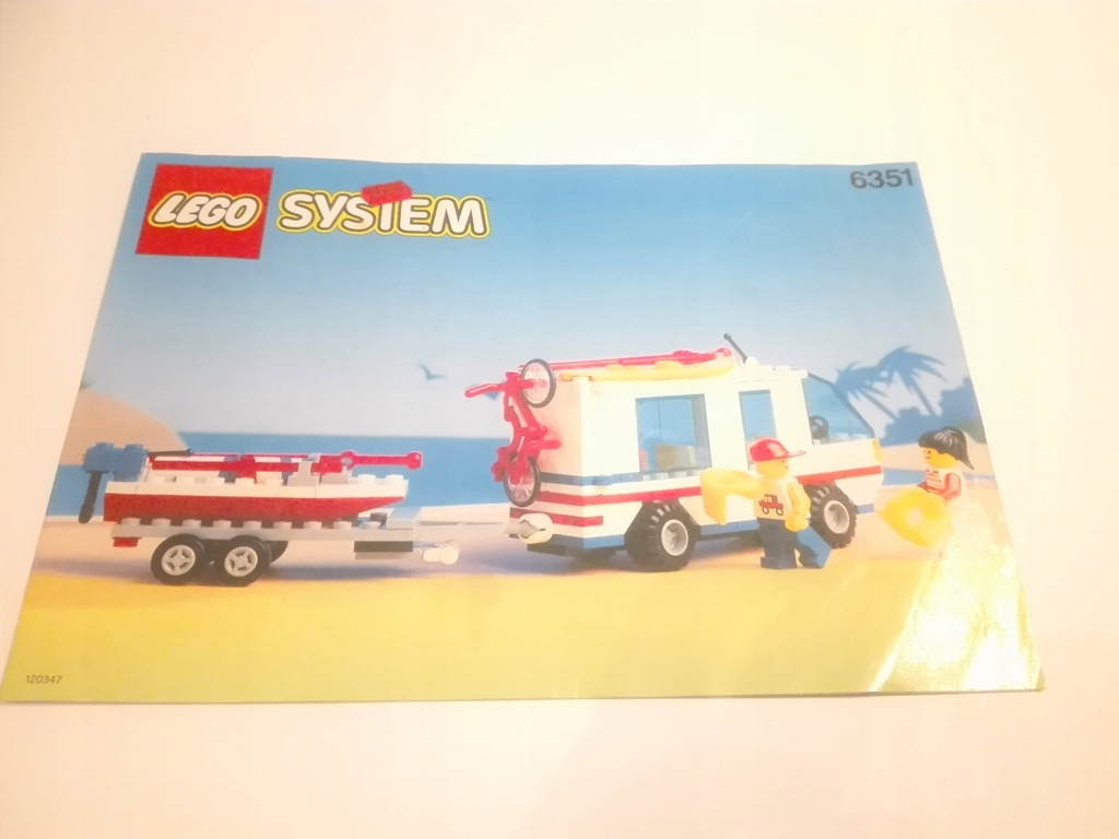 Lego instrukcja 6351 Town Surf N' Sail Camper