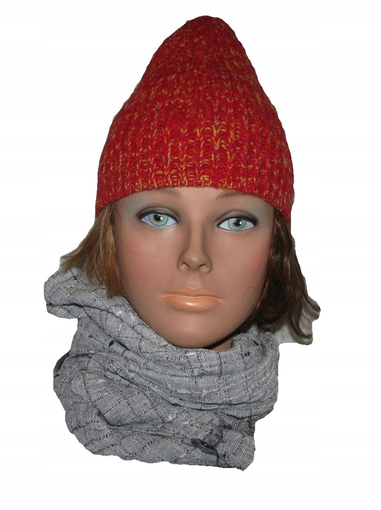Donna Karan DKNY wełniana zimowa czapka