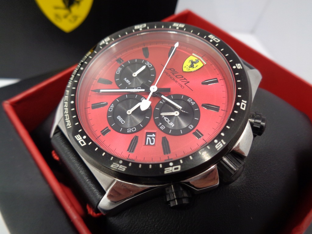 Zegarek męski Scuderia Ferrari Pilota Cronometro - 7682498676