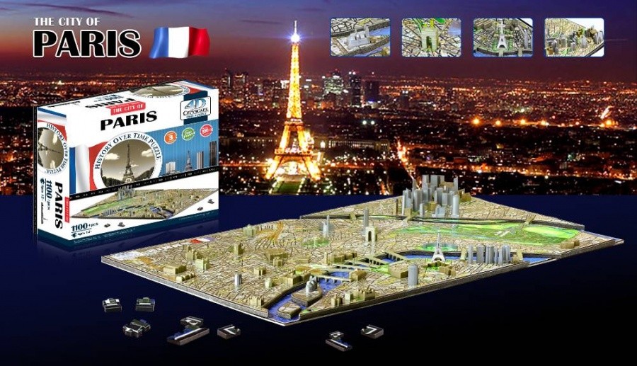 Купить 4D пазл Париж - Городской пейзаж: отзывы, фото, характеристики в интерне-магазине Aredi.ru
