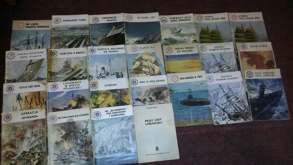 25 KSIĄŻEK MINIATURY WOJENNE jak ŻÓŁTY TYGRYS PRL
