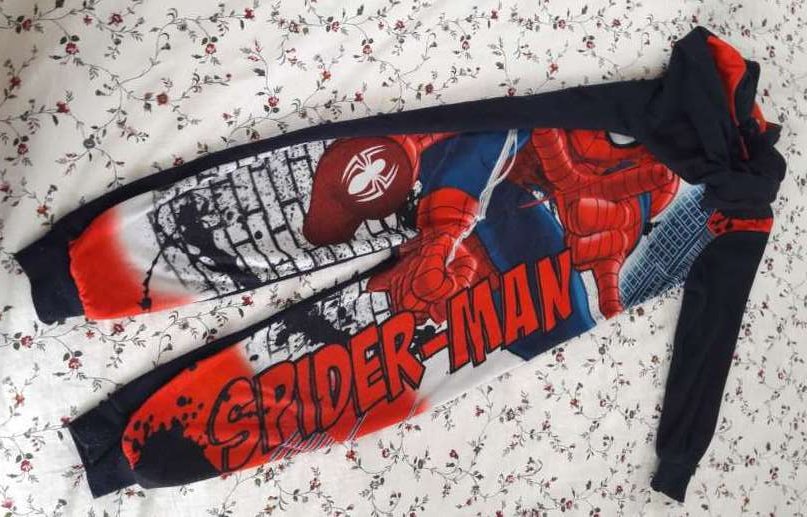 Rebel SPIDERMAN kombinezon piżama r.122 cm, 6-7la