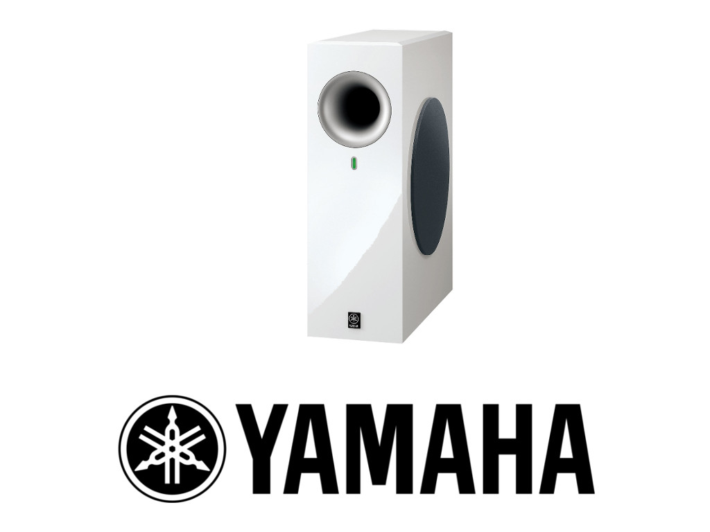 YAMAHA NS-SW210 Płaski Subwoofer Biały Piano