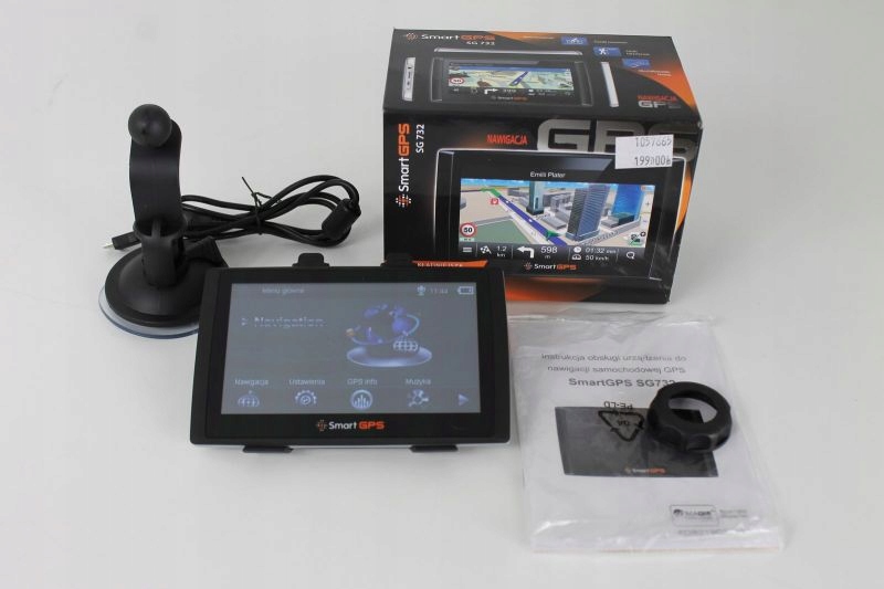NAWIGACJA SMART GPS SG 732 KOMPLET STAN BDB